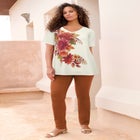 Plus Size Ultimate Short Sleeve Swing Tee image number 0
