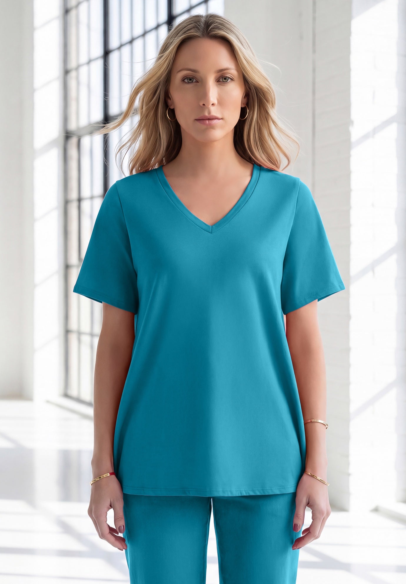 Plus Size Ultimate Short Sleeve Swing Tee image number 0