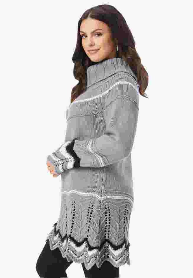 Chevron Border Sweater image number 2