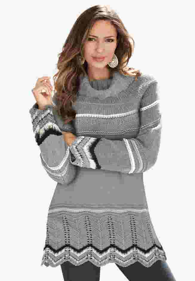 Chevron Border Sweater image number 0