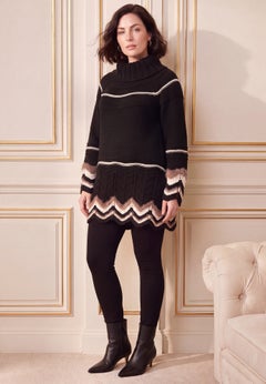 Chevron Border Sweater