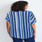 Knot Front Dolman Sleeve Blouse image number 1