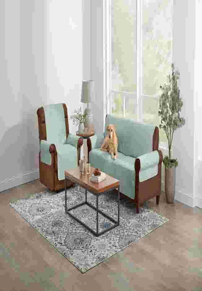 Loveseat Herringbone Pet Protector image number 1