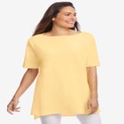 Perfect Short-Sleeve Boatneck Tunic image number null