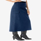 Plus Size Invisible Stretch® All Day Cargo Skirt image number null