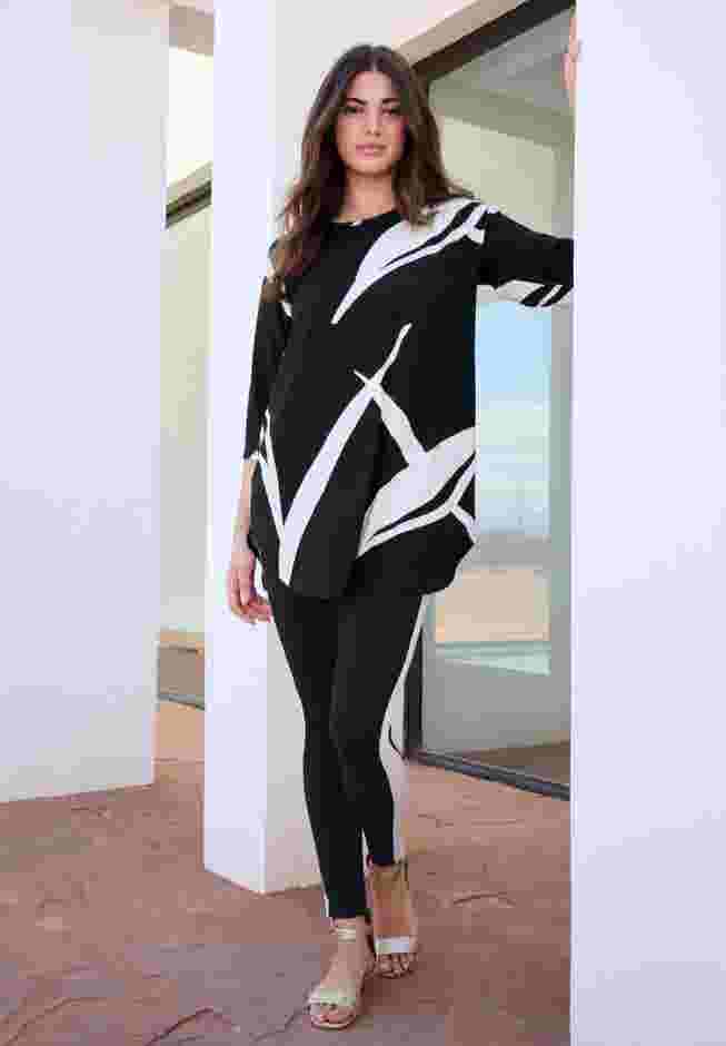 Printed Side Stripe Legging Set image number 0
