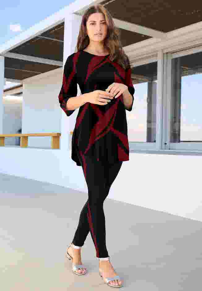 Printed Side Stripe Legging Set image number 1