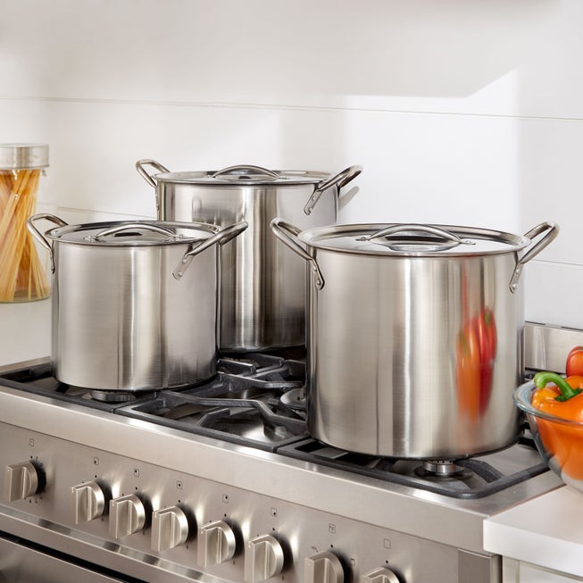 6-Pc. Stainless Steel Stockpot Set image number null