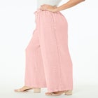 Plus Size Acid Wash Pants image number null