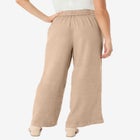 Plus Size Acid Wash Pants image number null