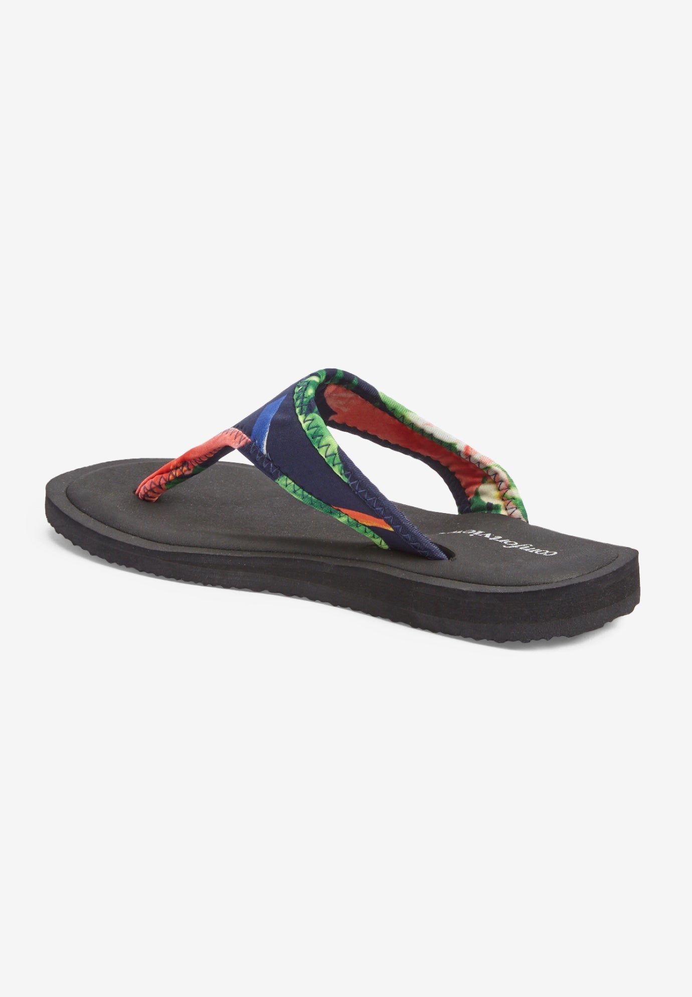 The Sylvia Soft Footbed Thong Slip On Sandal image number 1