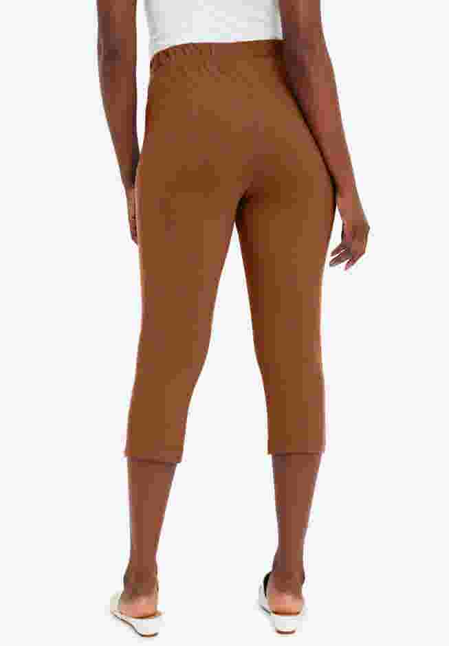 Everyday Stretch Cotton Capri Legging image number 1