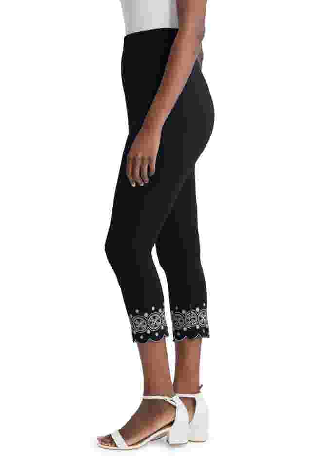Everyday Stretch Cotton Capri Legging image number 2