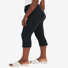 Everyday Stretch Cotton Capri Legging image number null