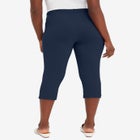 Everyday Stretch Cotton Capri Legging image number null