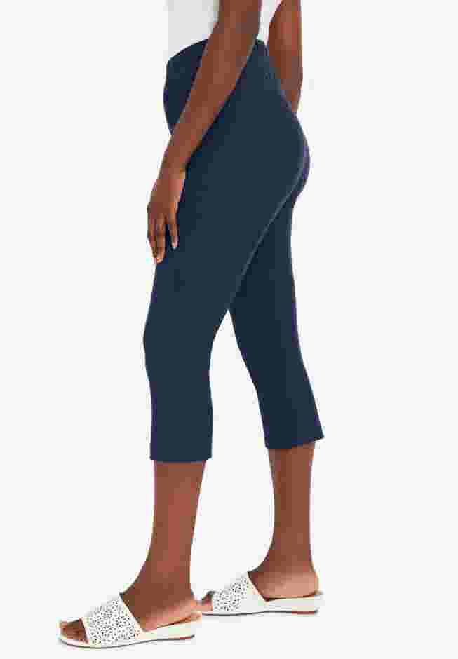 Everyday Stretch Cotton Capri Legging image number 2