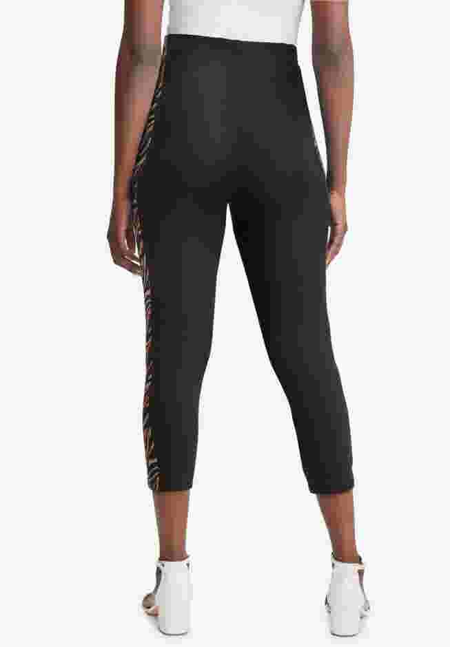 Everyday Stretch Cotton Capri Legging image number 1