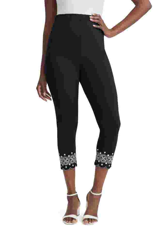 Everyday Stretch Cotton Capri Legging image number 0