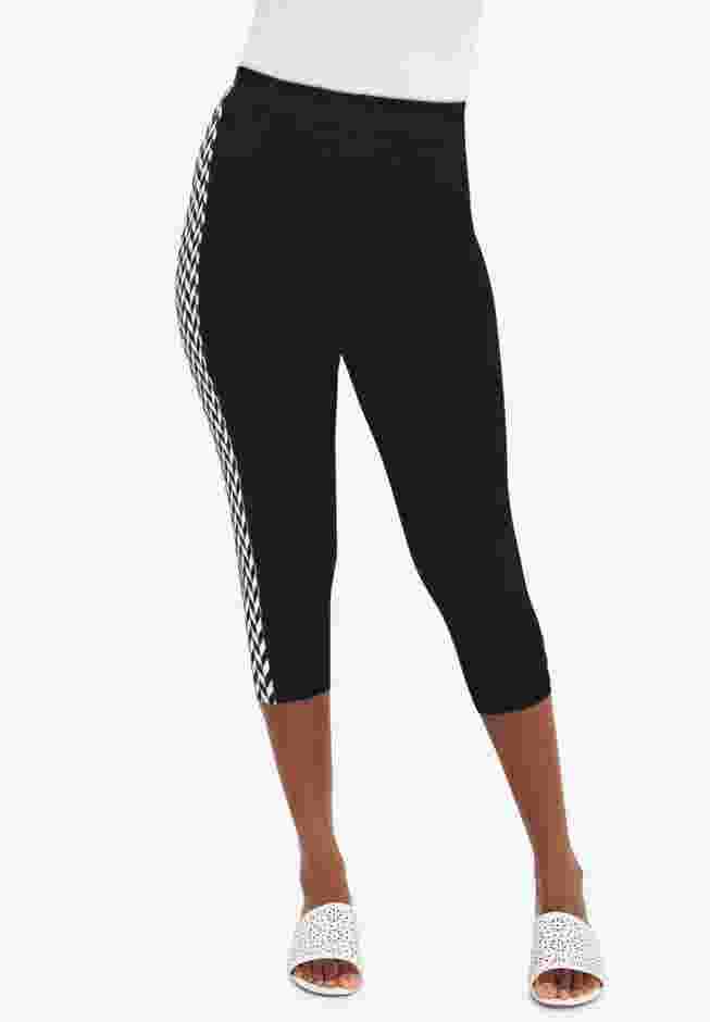 Everyday Stretch Cotton Capri Legging image number 0