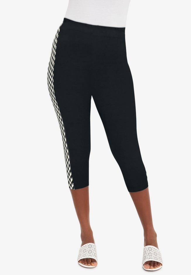 Everyday Stretch Cotton Capri Legging image number 0