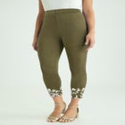 Everyday Stretch Cotton Capri Legging image number 0