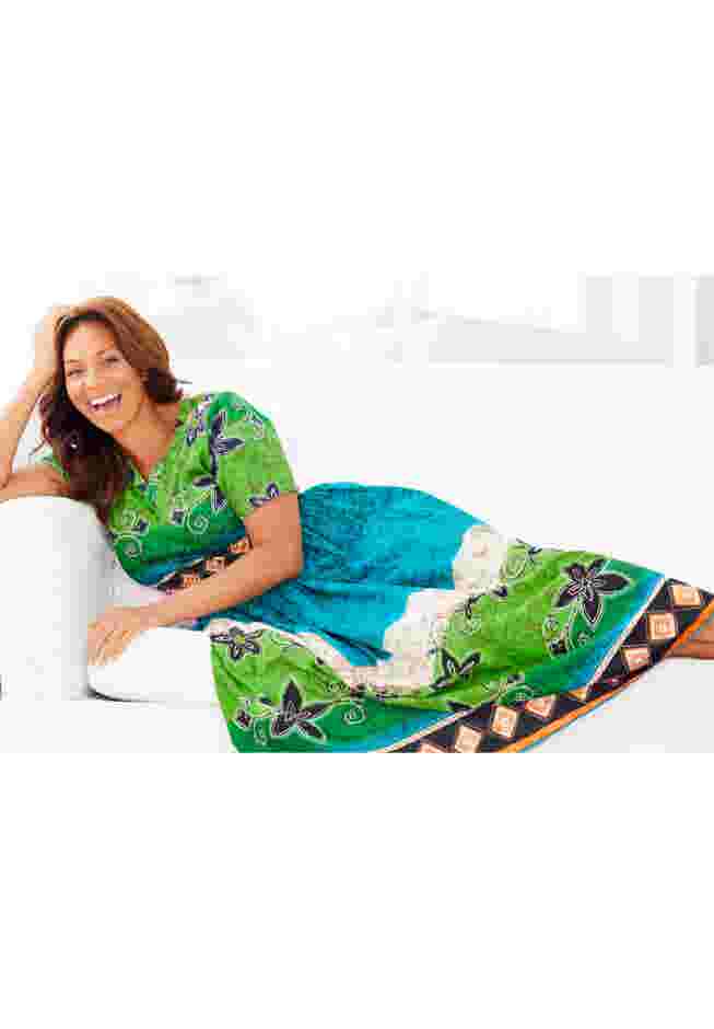 Long Crinkle Cotton Lounger image number 3