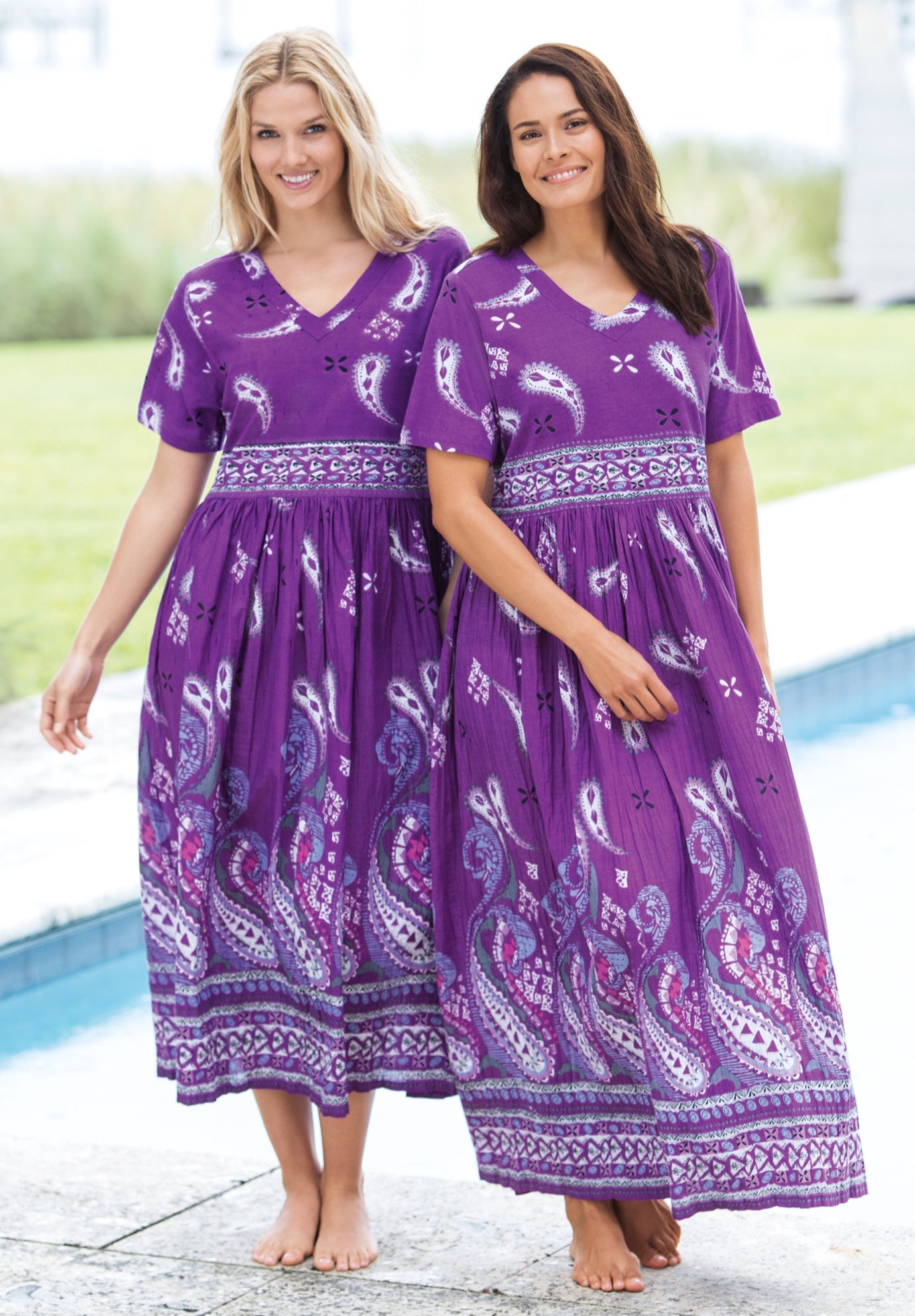 Long Crinkle Cotton Lounger image number 4