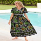 Long Crinkle Cotton Lounger image number null