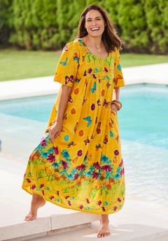 women's lounge dresses Plus Size Escape Tee Dress making this dress comfortable for all Women's Plus Size Lounge Dresses