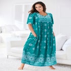 Bib-Front Short Sleeve Maxi Lounger image number null