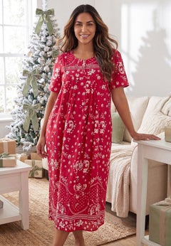 Bib-Front Short Sleeve Maxi Lounger