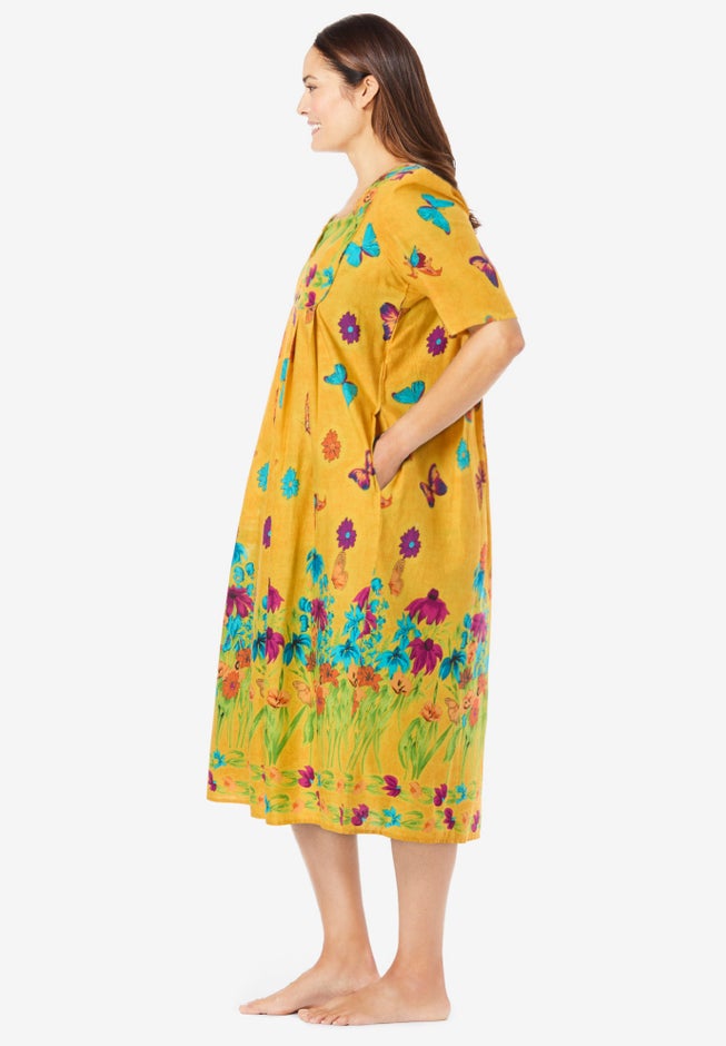 Mixed Print Short Lounger image number 2