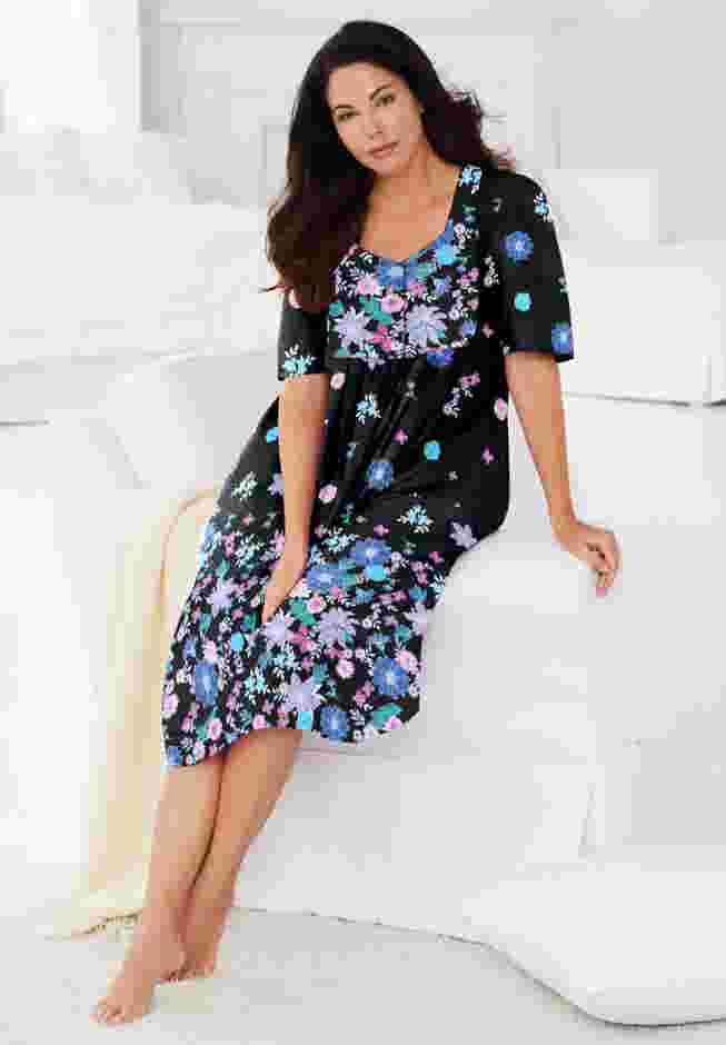 Mixed Print Short Lounger image number 3
