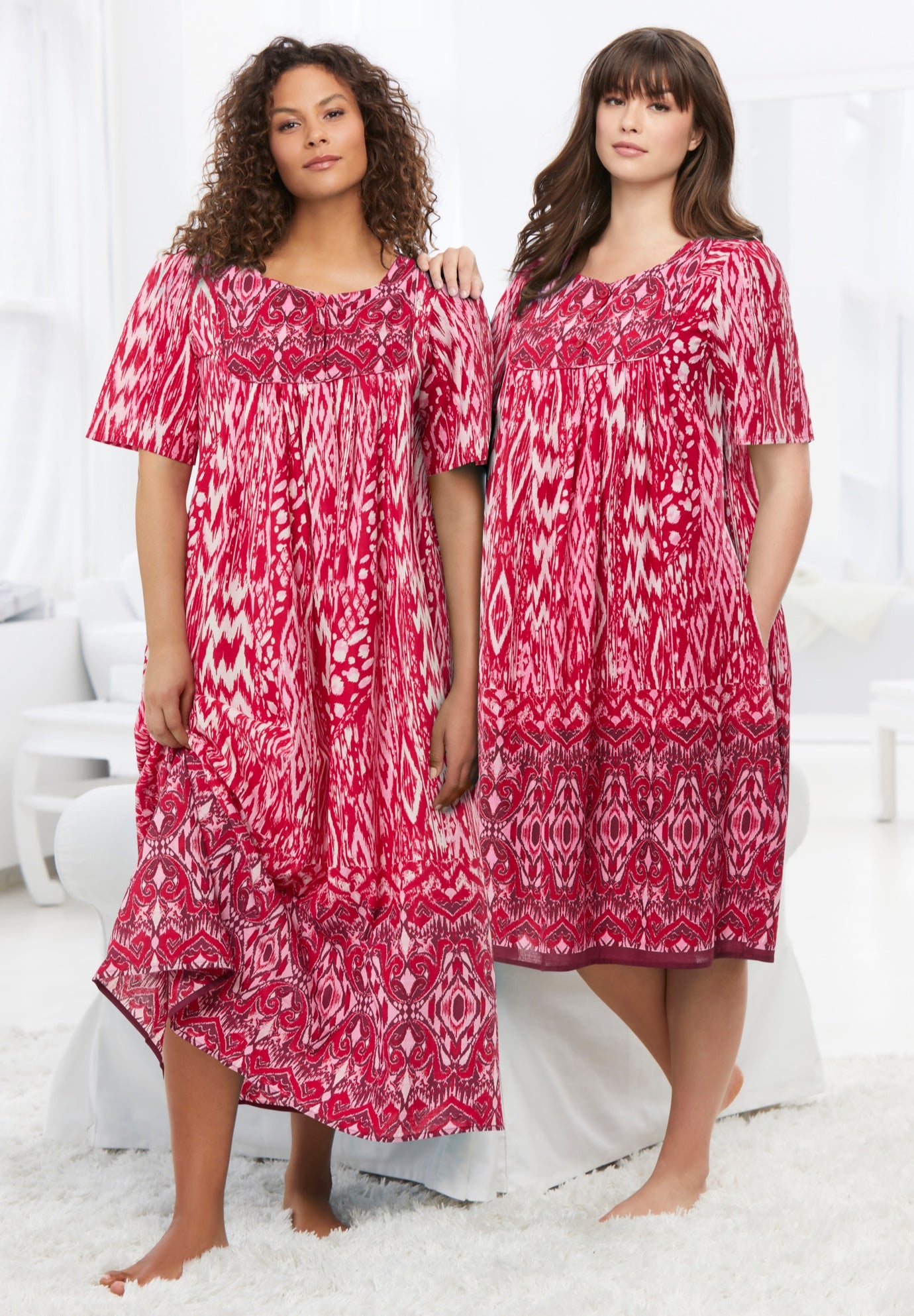 Mixed Print Short Lounger image number 4