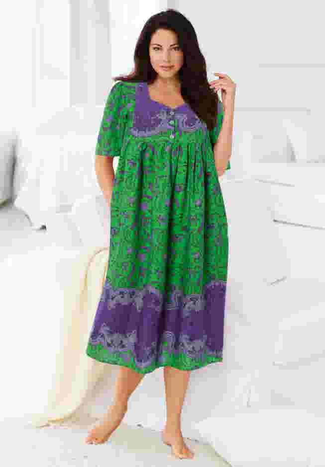 Mixed Print Short Lounger image number 4