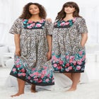 Mixed Print Short Lounger image number null