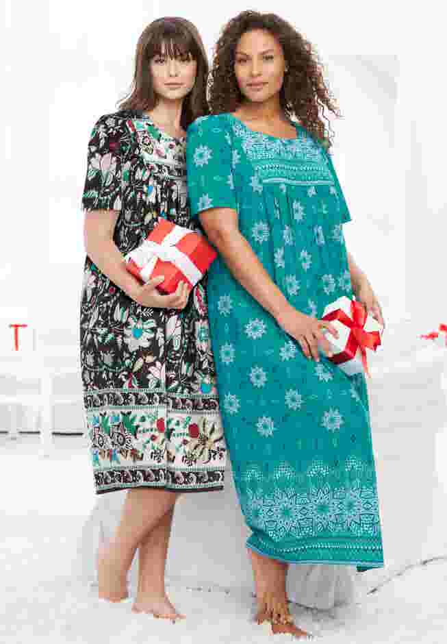 Mixed Print Short Lounger image number 4