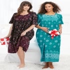 Mixed Print Short Lounger image number null