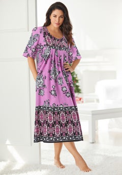 Women's Plus Size Lounge Dresses | Roaman's Women's Plus Size Lounge Dresses | Roaman's