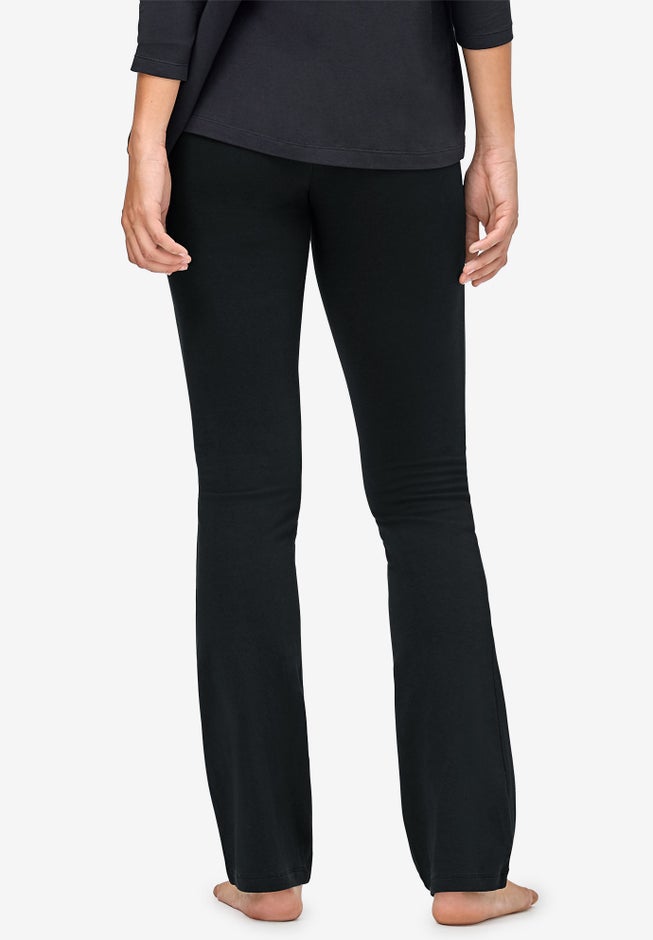 Stretch Bootcut Sleep Pants image number 1