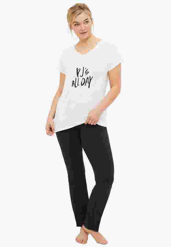 Stretch Bootcut Sleep Pants image number 2