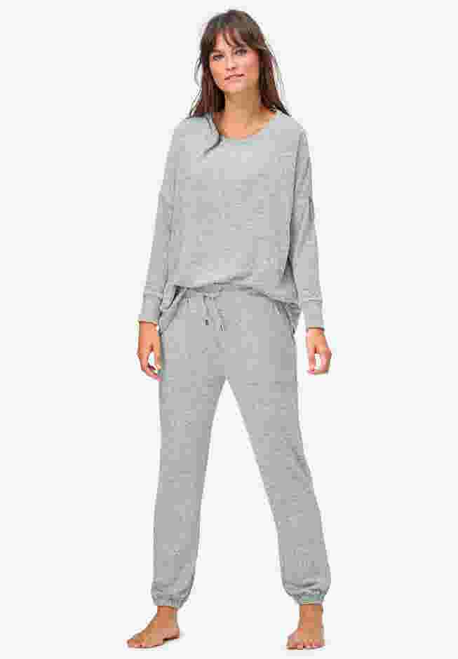 Marled Knit Jogger Pants image number 0