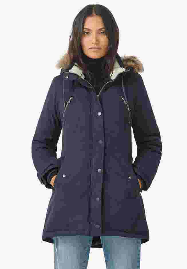 Modern A-line Parka image number 0