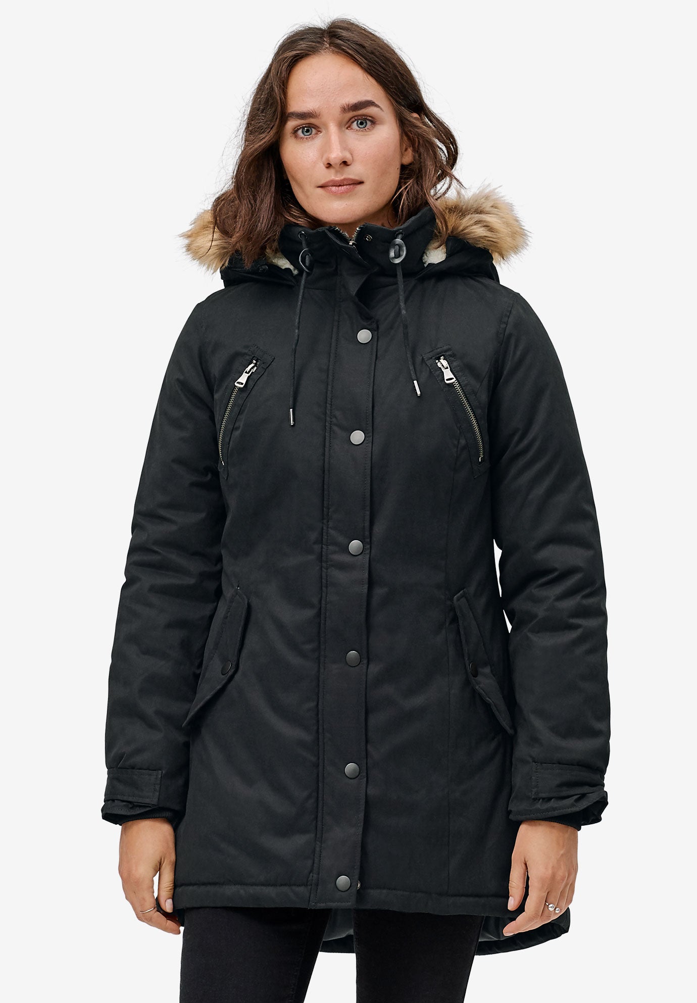Modern A-line Parka image number 0