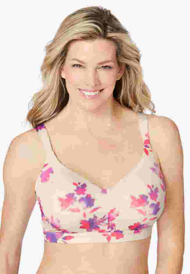 Full-Coverage Smooth No-Wire Bra image number 0