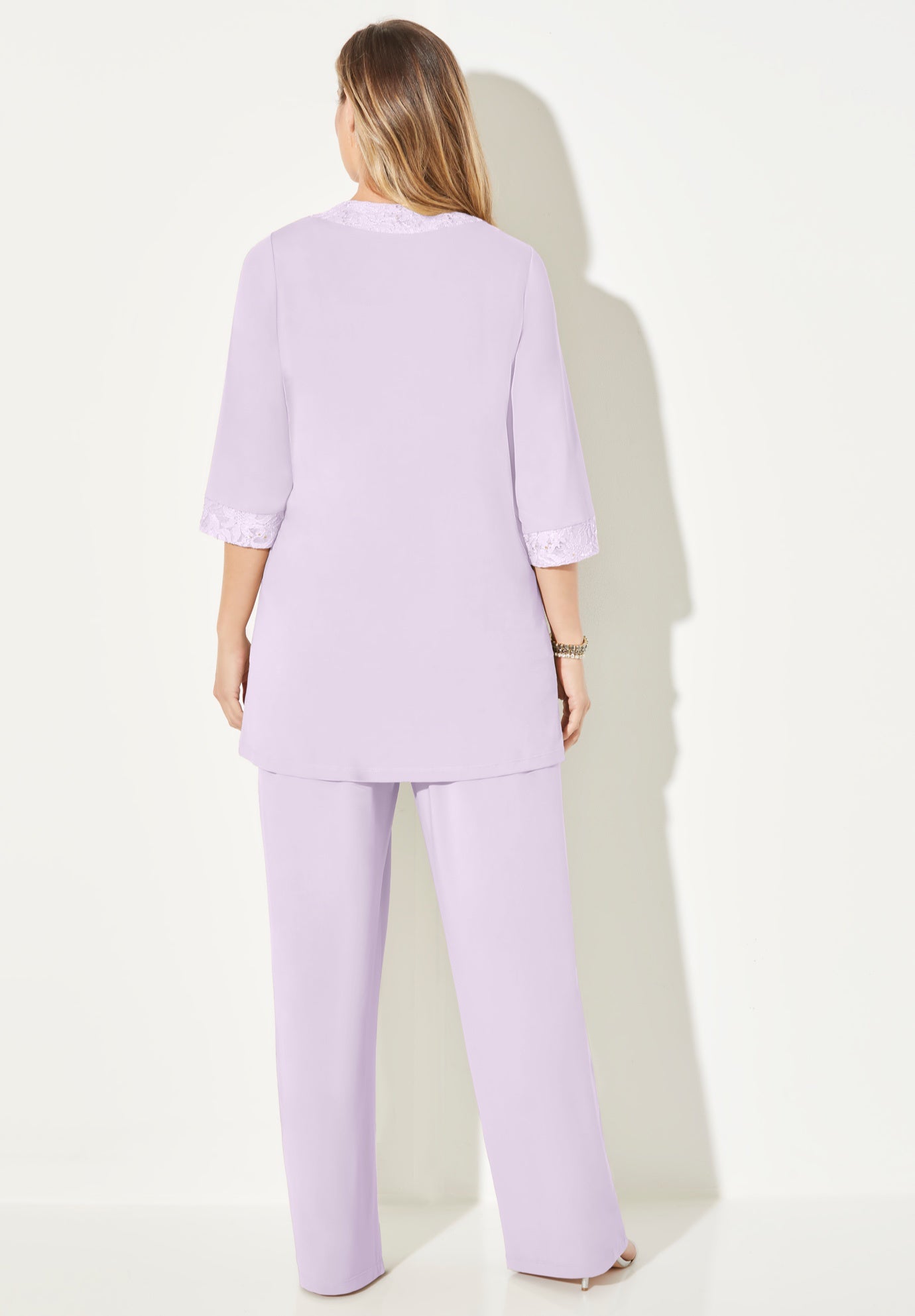Lace Gala 3-Piece Pant Suit image number 1