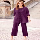 Lace Gala 3-Piece Pant Suit image number 0
