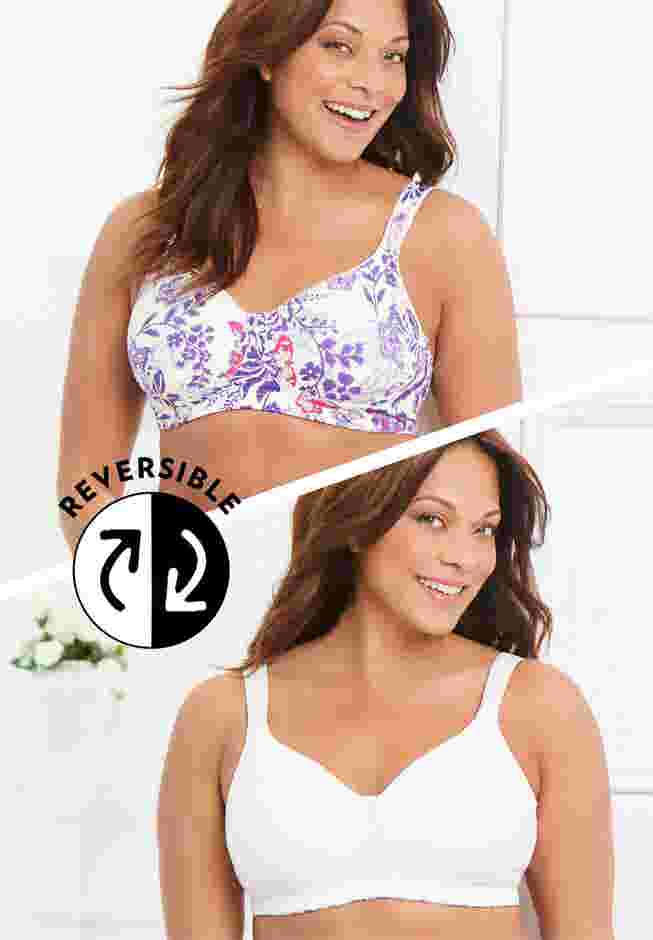 Comfort Choice® Reversible T-Shirt Bra image number 0