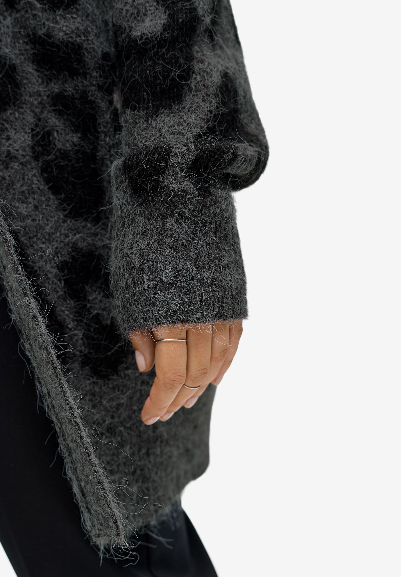 Animal Print Jacquard Cardigan image number 2