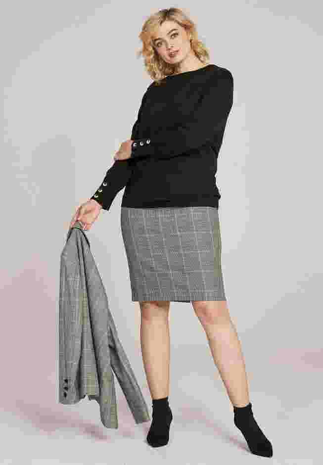 Button-Cuff Pullover image number 3